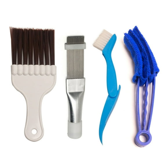 Tizuqe Air Conditioner Fin Cleaning Tool Coil Comb Condenser Radiator Universal Brush Cleaner 4pcs Evaporator Repair Household