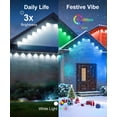 thumbnail image 4 of Luces exteriores permanentes MuliVid de 150 pies con control remoto, 4 of 8