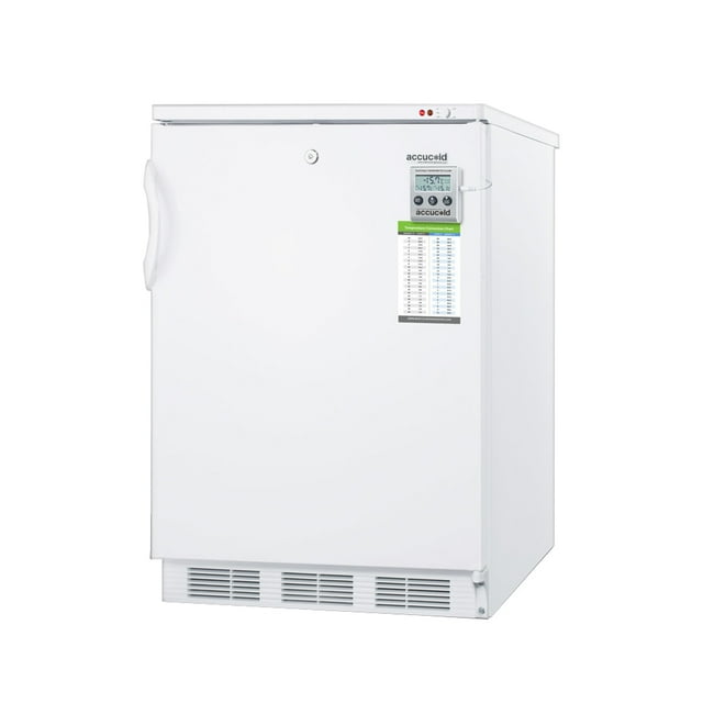 Accucold VT65MLMED 24" One-Section Undercounter Medical Freezer - White, 115v