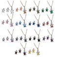 thumbnail image 2 of Bonito colgante de cristal de tortuga, collar, pendientes, conjunto de joyería para mujeres y niñas, regalo del Día de San Valentín WD.WDQZL Hogar, 2 of 2
