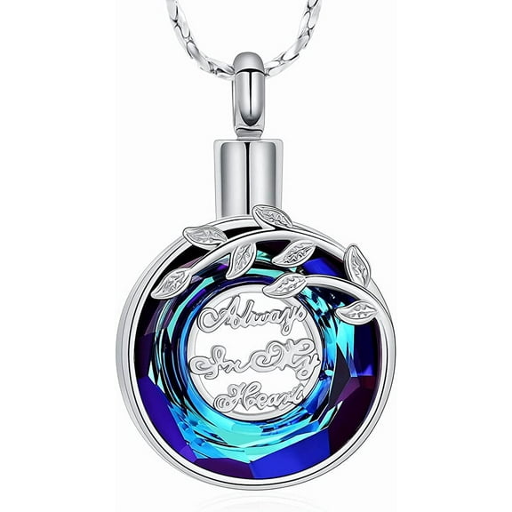 Tree of Life Urn Necklaces for Ashes for Women Men Tree of Life Cremation Jewelry for Ashes Memory Jewelry for Human Pet