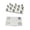 White, variant on Gytml Slow Feed Bowl Insert, 13-Pillar Non-Clog Slow Eating Pad For Automatic Pet Feeders(White-5.71X4.53Inch)