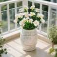 thumbnail image 4 of 2Pc Flower Latex Real Bridal Wedding Bouquet Home Decoration Flowers Outdoor Silk Flower Outdoors Front Hanging Planter Decoration, 4 of 4