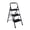 3 Step, variant on 3-Step Folding Step Stool with Wide Anti-Slip Pedal, Sturdy & Portable Steel Ladder, Lightweight,3 Step