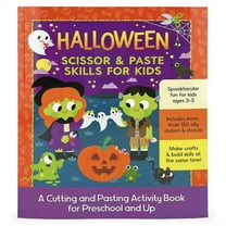 Halloween Scissor & Paste Skills for Kids, (Paperback)