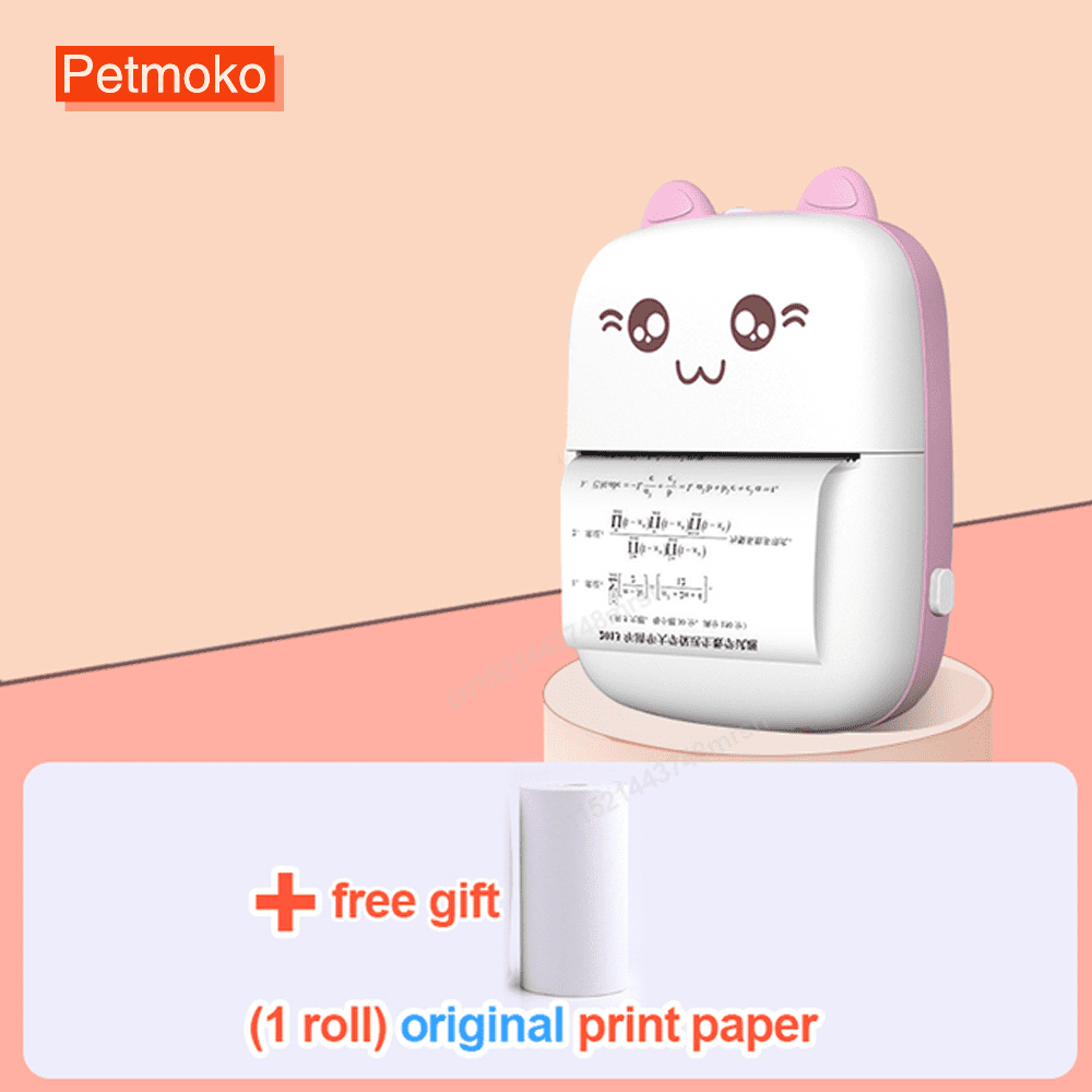 Mini Portable Thermal Printer, TIKTOK Gifts for Kids, Pocket Printer ...