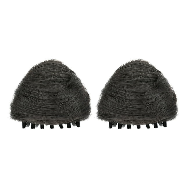 Langgg Soft Synthetic Curly Hair Clip For Volume And Texture Realistic And Natural Brown black