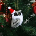 thumbnail image 3 of Sentmoon Simulation Owl Christmas Gift Gifts Christmas Tree Decoration Hanging Objects Christmas Decorations Black and Friday Deals 2024 Black_Friday Deals 2024, 3 of 7