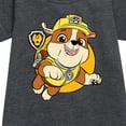 thumbnail image 2 of Paw Patrol - Rubble Sketch - Toddler & Youth Girls Fleece Dress, 2 of 5
