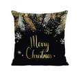 thumbnail image 3 of Christmas Decorative Throw Pillow Covers 18x18" for Holiday Party Supplies Christmas Pillowcase Printing Imitating Three-dimensional Patterns, 3 of 7