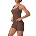thumbnail image 3 of Workout Sets for Women Spaghetti Strap Racerback Tank Tops and High Waist Shorts 2 Piece Gym Yoga Running Sets Tracksuit, 3 of 6