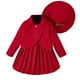 thumbnail image 1 of Odeerbi 3-7 Años Conjunto de Algodón Para Niña Chaqueta de Manga Larga Con Falda Plisada Y Sombrero de Copa Conjunto de Tres Piezas Conjunto de Falda, 1 of 7