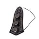 thumbnail image 1 of EeaseMX Placa de control del interruptor de puente de guitarra eléctrica con patrón de hierba para bajo de jazz estilo JB GE113, color negro, 1 of 7