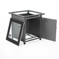 thumbnail image 2 of LeisureMod Walbrooke Aluminum Grey Patio Square Tank Holder, 2 of 9
