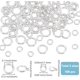 thumbnail image 2 of 100Pcs 925 Sterling Silver Jump Rings Silver 2.5~4x0.5~0.7mm, 2 of 5