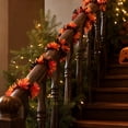 thumbnail image 6 of Halloween Foil Fringe Curtains Orange Purple Black Metallic Streamers Party Decoration Wall Door Decor Spooky Holiday Backdrop Home Celebration Display Indoor Event Ornament Seasonal, 6 of 9