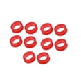 thumbnail image 1 of Freer 10x Barber Hairdressing Shears Scissors Finger Ring Grips Scissors Grips Finger Inserts Red, 1 of 9