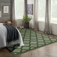 thumbnail image 2 of Nourison Easy Care Modern Indoor/Outdoor Green 8' x 10' Area Rug (8x10), 2 of 10