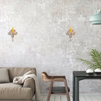 WHAMVOX Candle Sconces Wall Candle Holder Metal Candle Holder Decorative Candle Holders Wall Mount Candle Holders For Home