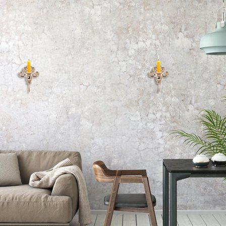 WHAMVOX Candle Sconces Wall Candle Holder Metal Candle Holder Decorative Candle Holders Wall Mount Candle Holders For Home