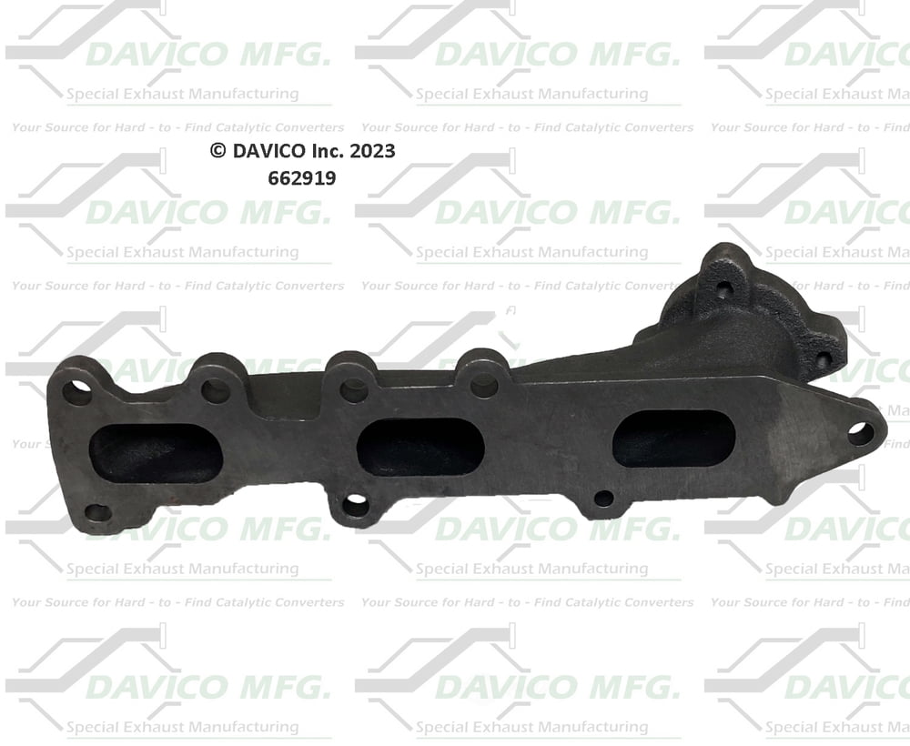 Davico Mfg 662919 Stand alone Exact-Fit exhaust manifold