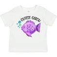 thumbnail image 3 of Inktastic Cutest Catch Cute Purple Fish Boys or Girls Toddler T-Shirt, 3 of 5