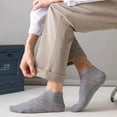 thumbnail image 4 of Unisex 40/20/10 Pairs of Solid Color Socks, Soft and Lightweight Ankle Socks, WOMEN'S Casual Boat Socks, Low Cut Ankle Socks, 4 of 9