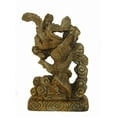 thumbnail image 3 of Brass Feng Shui Dragon Phoenix Statue - Symbol of Love, 3 of 3