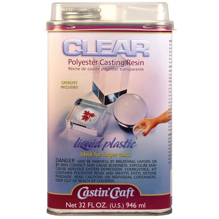 UPC: 0033331340323 | Castin Craft Clear Polyester Casting Resin with Catalyst 32 oz.