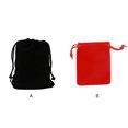 thumbnail image 4 of Bewildely Bolsa de 50 Uds., bolsas de joyería blandas portátiles, embalaje Simple, bolsas de almacenamiento de entrada restringida, regalo de fiesta de Almacenamiento y organización del hogar Rojo Bewildely HA075519-02, 4 of 6