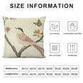 thumbnail image 5 of Embroidered Throw Pillow Covers Pillow Cushion Cases Home Decor Square Floral Pillow Case, 5 of 5