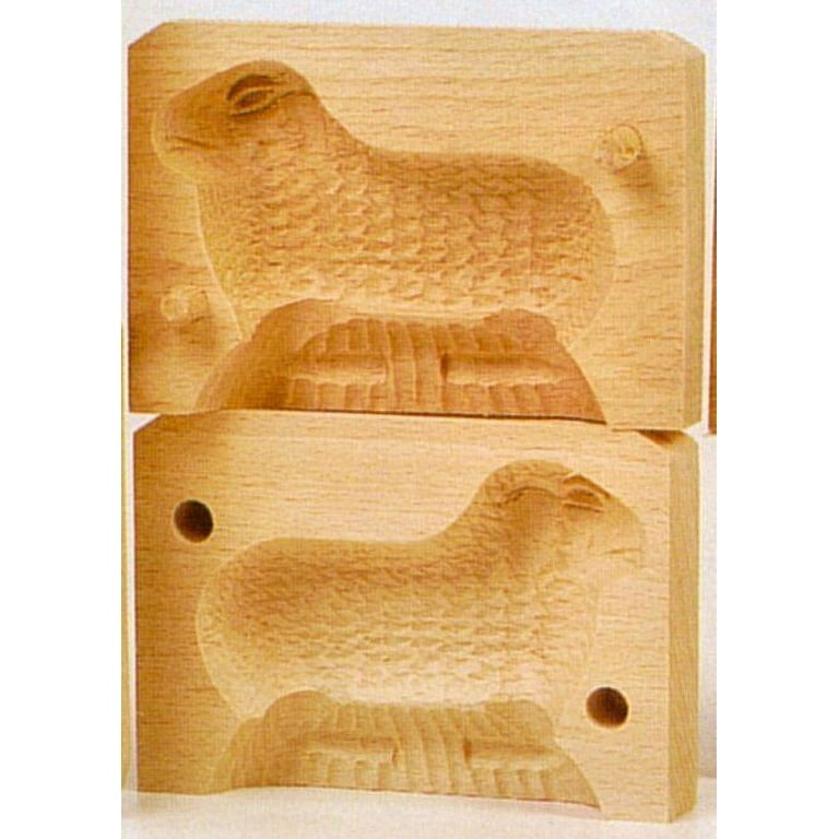 Lamb Wood Easter Butter Mold Made in Germany