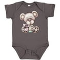 thumbnail image 3 of Inktastic Teddy Bear with Cookie Boys Baby Bodysuit, 3 of 5