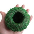 thumbnail image 3 of Moss Ball Flower Pot, 6 Inch Bird Nest Shape Moss Ball Planter, Green Bonsai Plant Holder, Japanese Style Natural Planter, Moss Weave Garden Decor Flower Holder, Moss Ball Planter, 3 of 8