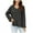 Black, variant on Babysbule Plus Size Womens Sweaters New Arrivals Women Casual Fashion Solid Pullover Long Sleeve V-Neck Knit Tops Sweater Women's Fashion