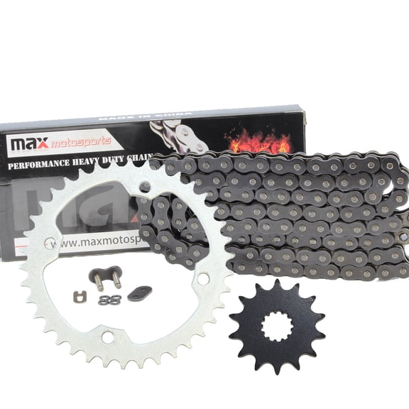 Max Motosports Black Drive Chain & Sprocket Kit For Yamaha YFZ450 YFZ450SE 2004 2005 2006 2007 2008-2013