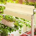 thumbnail image 4 of Outdoor Dining Table Hanging Balcony Table, Spruce Wood Foldable Railing Bar, Serving Table & Desk, Fits up to 3.9 Inches, Natural,Outdoor Coffee Table, 4 of 9