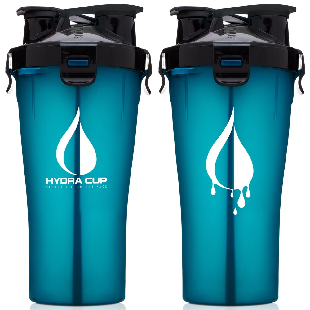 Hydra Cup 30oz - OG Clear/Black, Dual Threat Shaker Bottle, Shaker Cup +  Water Bottle, 2 in 1, Leak Proof, Awesome Colors, Save Time & Be Prepared 