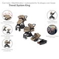 thumbnail image 3 of Carriola D Bebe Travel System King Con Autoasiento 1a Etapa Beige, 3 of 7