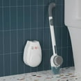 thumbnail image 3 of sunsanly Kitten Liquid Toilet Brush with Wall-Mounted Holder Long Handle Silicone Bathroom Toilet Brush with Liquid Storage Toilet Scrubber, 3 of 8
