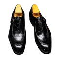 thumbnail image 3 of KaLI_store Mens Dress Shoes Men's Oxford Leather Dress Shoes Comfort Casual Business Formal Shoes Fashion Office Working Driving Walking Loafers Flat Shoe,Black, 3 of 5