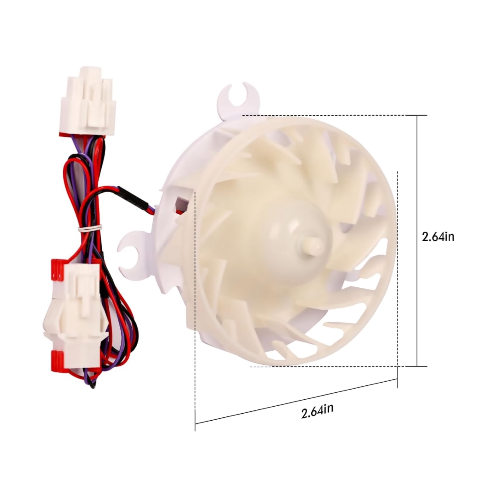 Refrigerator Fan Motor EAU64824401 Quality Replacement for LG and Kenmore Models, Ensures Efficient Cooling Motor
