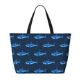 thumbnail image 2 of Fotbe Cute Shark Bolsa de Viaje para Playa - Resistente al Agua, Bolsa Tote de Gran Capacidad y Ligera con 7 Bolsillos para Mujeres y Hombres, 2 of 7