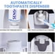 thumbnail image 5 of Soporte para cepillo de dientes y pasta de dientes montado en la pared Dispensador de pasta de dientes Exprimidor para baño familiar Negro, 5 of 6