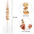 thumbnail image 2 of 24 piezas de tallos de eucalipto artificiales dorados CHAO 14 pulgadas, 2 of 5