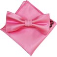 thumbnail image 2 of HAHDAXIA Ensemble 3 Pcs pour Hommes, Mode, Cravates Moulantes en Polyester, Nœud Papillon, Nœud Papillon, Poche, Carré, 2 of 6