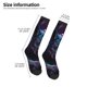 thumbnail image 2 of Balery Purple Sky Wolf Calcetines novedosos Calcetines deportivos Calcetines hasta la rodilla Calcetines de algodón Calcetines originales y geniales, 2 of 6