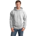 thumbnail image 3 of Hanes Ultimate Cotton Adult Pullover Hoodie Sweatshirt, XXL, Ash, 3 of 6