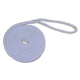 thumbnail image 4 of 1/4" White Fender Line For Boats - Double Braided Nylon 6 Feet Marine Rope - 2 Pack, 4 of 5