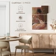 thumbnail image 5 of Elephant Stock Pink Seated Lady Wall Art - Vertical Multi Panel Canvas - Living Room Wall Decor - Fashion And Beauty Multi Panel - Brown And Orange Decor By Rony X - 48" x 74", 5 of 8